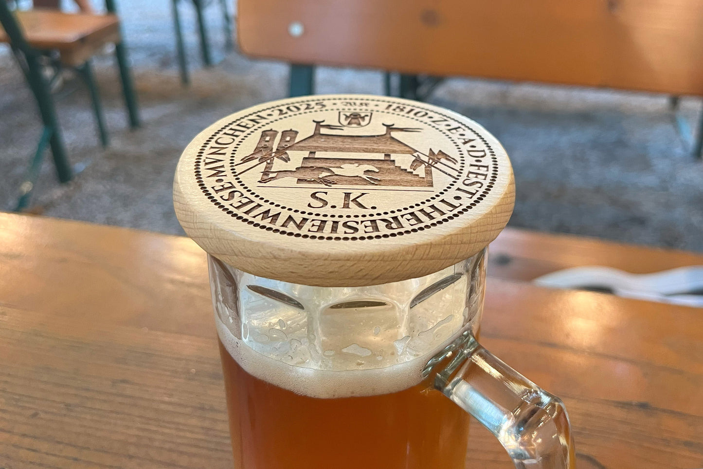 Wooden Mug Lid 2025 Special Edition With Personal Engraving