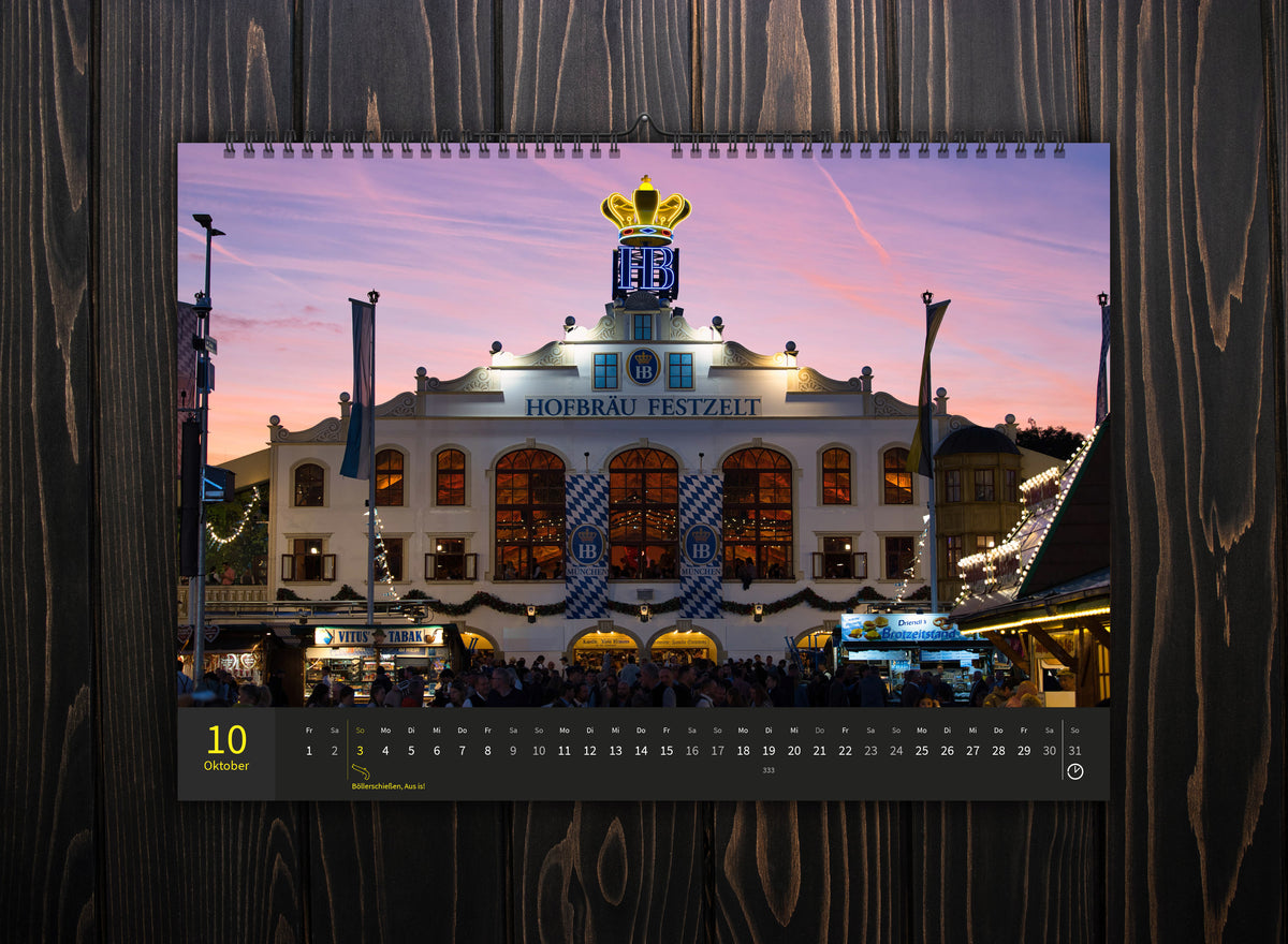 Oktoberfest-Kalender Wiesndamisch 2027