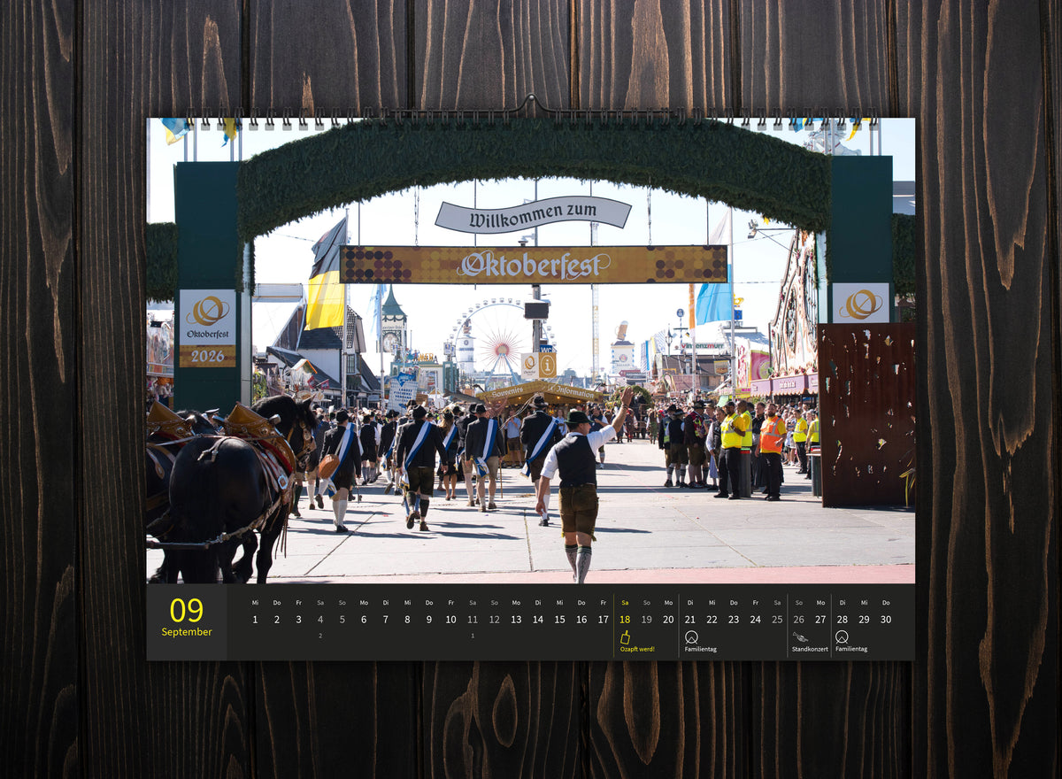 Oktoberfest-Kalender Wiesndamisch 2027